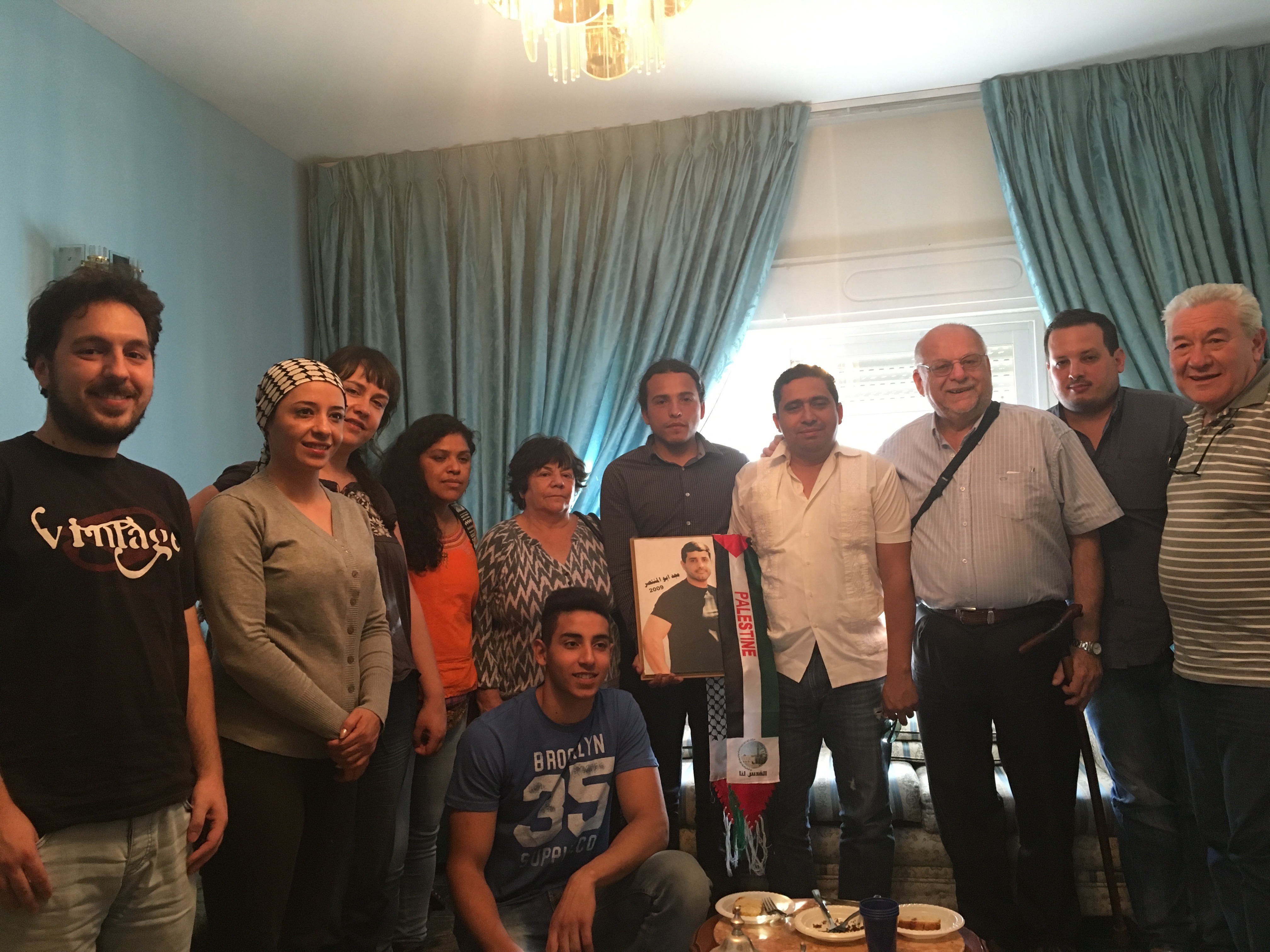 En casa de famialiares de un preso político con quince años de encierro, Jerusalen Oriental